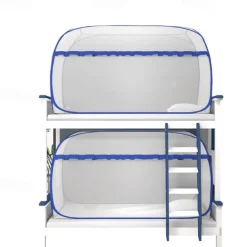 Mosquito Nets for Bunk Bed Getting On and Off the Bed Increase Space All Inclusive Mosquito Net for Bed Single Door Opening Student Mosquito Nets