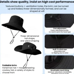 Mountaineering Fisherman Hat Adult Hat Sunshade Quick-drying Breathable Mask Anti-ultraviolet Men Women