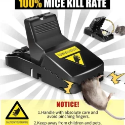 Mouse Trap, Small Rat Traps, Mouse Catcher With Detachable Bait Cup For Home Indoor Outdoor