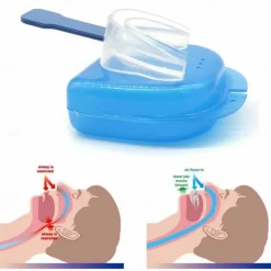 Mouth Guard Stop Teeth Grinding Anti Snoring Bruxism with Case Sleep Aid Eliminates Snoring Health Care Anti Snore Mouthpiece