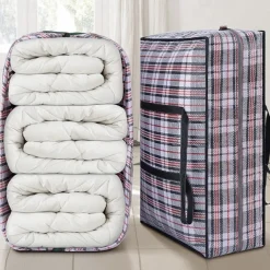 Moving Bag Woven Bag Wholesale Thickened Luggage Packing Bag Super Large Capacity Waterproof Quilt Portable Storage Bag