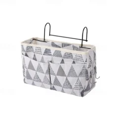 Multi-function Bedside Storage Hanging Bag Bed Table Basket Bedside Organizer Shelf Hanging Bag For Home Storage