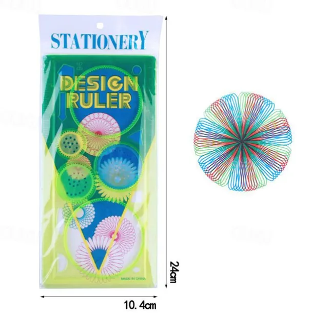 Multi-function Puzzle Spirograph Geometric Ruler Drafting Tools For Students Drawing Toys Children Learning Art Tool Gift For Kids, Back to School Supplies