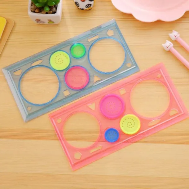 Multi-function Puzzle Spirograph Geometric Ruler Drafting Tools For Students Drawing Toys Children Learning Art Tool Gift For Kids, Back to School Supplies