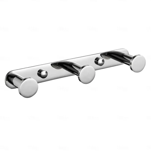 Multifunction Robe Hook, Modern Style, 304 Stainless Steel, 4-Finish Black, Chrome, Brushed, Gold- for Bathroom and Bedroom Wall Mounted