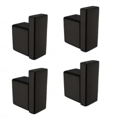 Multifunction Robe Hook, Modern Style, 304 Stainless Steel, 4-Finish Black, Chrome, Brushed, Gold- for Bathroom and Bedroom Wall Mounted