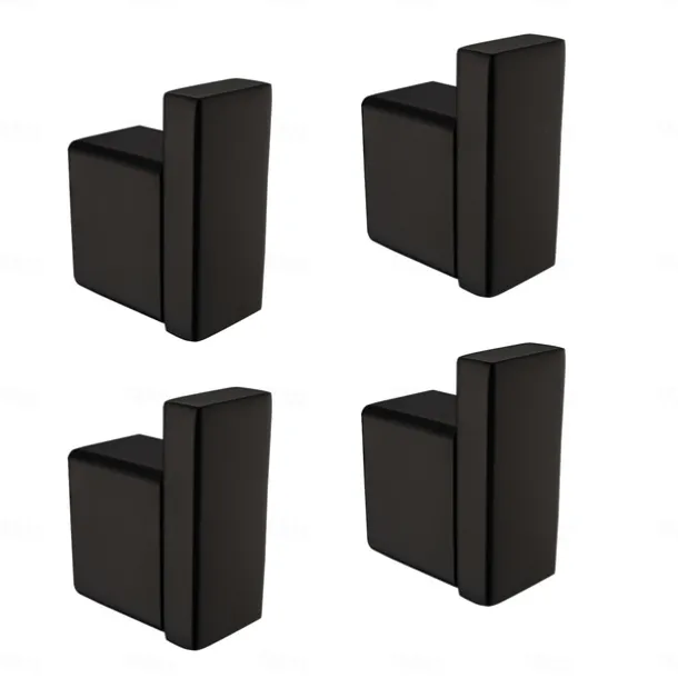 Multifunction Robe Hook, Modern Style, 304 Stainless Steel, 4-Finish Black, Chrome, Brushed, Gold- for Bathroom and Bedroom Wall Mounted