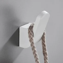 Multifunction Robe Hooks Aluminum for Bathroom and Kitchen Wall Mounted New Design 3pcs