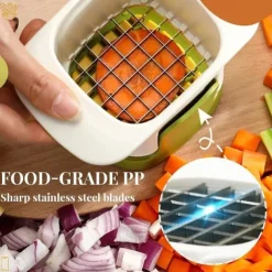 Multi-Function Vegetable Cutter Household Hand-Pressed French Fries Vegetable Cutter Potato Dicing Artifact Kitchen Vegetable Cutting Artifact