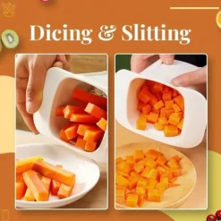 Multi-Function Vegetable Cutter Household Hand-Pressed French Fries Vegetable Cutter Potato Dicing Artifact Kitchen Vegetable Cutting Artifact