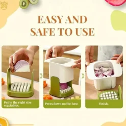 Multi-Function Vegetable Cutter Household Hand-Pressed French Fries Vegetable Cutter Potato Dicing Artifact Kitchen Vegetable Cutting Artifact