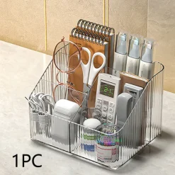 Multi-functional Acrylic Storage Box: Stackable, Stylish and Minimalist, Transparent Desktop Organizer for Cosmetics, Jewelry, Coffee, Tea, Pens, Makeup Brushes, providing a Sense of Luxury