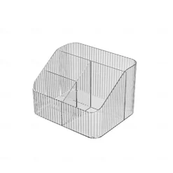 Multi-functional Acrylic Storage Box: Stackable, Stylish and Minimalist, Transparent Desktop Organizer for Cosmetics, Jewelry, Coffee, Tea, Pens, Makeup Brushes, providing a Sense of Luxury