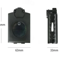 Multifunctional Camping Compass Military Aiming Navigation Geological Compass Digital Navigation Device North Needle With Slope Meter Professional Luminous Portable