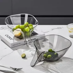 Multi-functional Drain Basket, Sink Strainer Colander - Multi-Functional Corner Sink Draining Basket for Fruit and Vegetable Washing - Kitchen Accessories