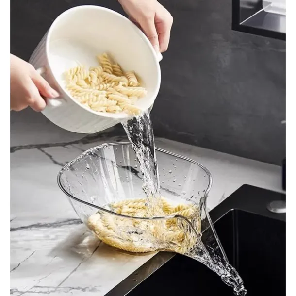 Multi-functional Drain Basket, Sink Strainer Colander - Multi-Functional Corner Sink Draining Basket for Fruit and Vegetable Washing - Kitchen Accessories