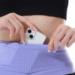 Multifunctional Knit Breathable Concealed Waist Bag, 2025 New Sports Waist Bag Large Capacity Running Riding Belt for Women Men - Adjustable, Breathable, Anti-Slip, with Hook