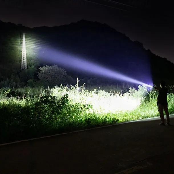 Multifunctional Rechargeable Flashlight, 2023 New Charger and Flashlight 2 in 1 LED Flashlights, 450M Long Lighting Range Tactical Flashlight 3 Modes, IPX7 Waterproof Mini Portable Flashlight