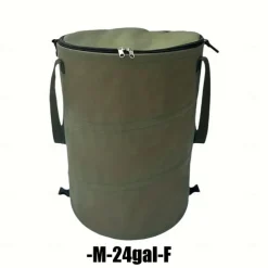 Multi-Purpose Collapsible Trash Can, Waterproof and Durable, Ideal for Camping, Home, Yard, and Garden, Perfect for Toys, Clothes, and Leaf Storage