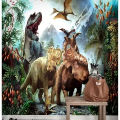 Mural Wallpaper Wall Sticker Covering Print Peel and Stick Self Adhesive Cartoon Dinosaur Faux 3D PVC / Vinyl Home Decor