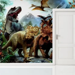 Mural Wallpaper Wall Sticker Covering Print Peel and Stick Self Adhesive Cartoon Dinosaur Faux 3D PVC / Vinyl Home Decor