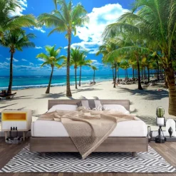 Mural Wallpaper Wall Sticker Covering Print Peel and Stick Removable Self Adhesive Landscape Seaside Tree PVC / Vinyl Home Decor