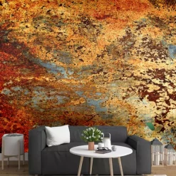 Mural Wallpaper Wall Sticker Covering Print Peel and Stick Self Adhesive Nostalgic Rust Illustration Art Deco wall PVC / Vinyl Home Decor