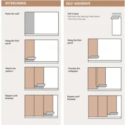 Mural Wallpaper Wall Sticker Covering Print Adhesive Required Faux Wood Plank Canvas Home Décor