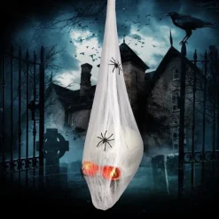 Mysterious Skeleton Head Shape Pendant Scary Hangings Decorations Terrifying Eye Skull Jewelry Halloween