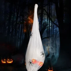 Mysterious Skeleton Head Shape Pendant Scary Hangings Decorations Terrifying Eye Skull Jewelry Halloween