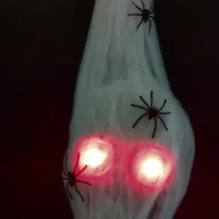 Mysterious Skeleton Head Shape Pendant Scary Hangings Decorations Terrifying Eye Skull Jewelry Halloween