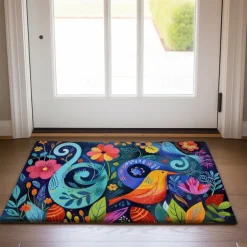 Naive Art Doormat Kitchen Mat Floor Mat Non-Slip Area Rug Oil Proof Rug Indoor Outdoor Mat Bedroom Decor Bathroom Mat Entrance Entryway Rug