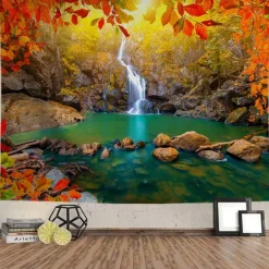Nature Beach Ocean Hanging Tapestry Wall Art Large Tapestry Mural Decor Photograph Backdrop Blanket Curtain Home Bedroom Living Room Decoration