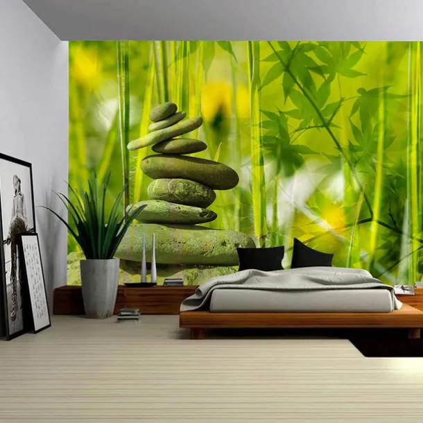 Nature Zen Meditation Hanging Tapestry Wall Art Large Tapestry Mural Decor Photograph Backdrop Blanket Curtain Home Bedroom Living Room Decoration