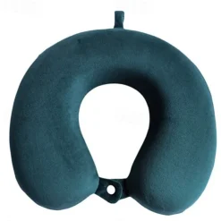 Neck Pillow for Traveling, Upgraded Travel Neck Pillow for Airplane 100% Pure Memory Foam Travel Pillow for Flight Headrest Sleep, Portable Plane Accessories