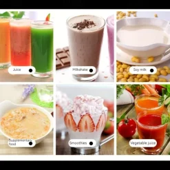 New Juicing Machine Home Portable Juicing Cup Four Leaf Mini Juicing Machine Portable Mixer Fruit Milk Shake Handheld Electric Juicing Machine USB Charging Multifunctional Mixer Kitchen Supplies