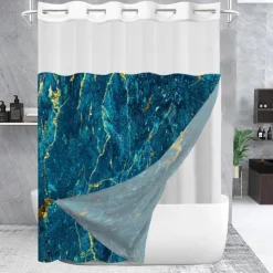 No Hook Shower Curtain 180cm*180cm(70