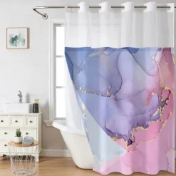 No Hook Shower Curtain 180cm*180cm(70
