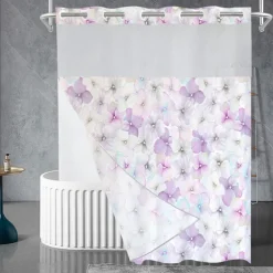 No Hook Shower Curtains 180cm*180cm(70