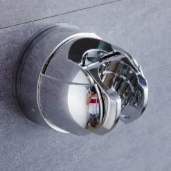 No Punching Universal Movable Bracket Powerful Suction Shower Seat Chuck Holder Suction Cup Shower Support for Bathroom Accessories