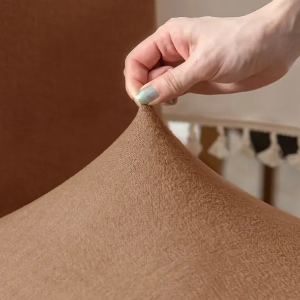 Non-slip Sofa Cover Thicken Plush Elastic All-inclusive Sofa Protector for Autumn Winter coffee Single seat