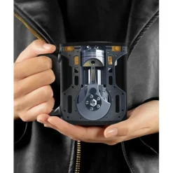 Novelty Mechanic Engine Mugs Unique Coffee Mugs Fathers Day Mug Automotive Art Mechanic Funny Coffee Mug Cool Dad Gifts from Daughter Son Wife for Christmas Birthday Novelty Gag Gift Tea Cup 11oz