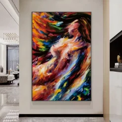 Nude oil painting handmade Woman portrait canvas painting handmade African Women oil painting handmade Wall Art Modern Decor Ideas painting For Your Home And Office Natural And Vibrant Home Wall Decor