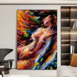 Nude oil painting handmade Woman portrait canvas painting handmade African Women oil painting handmade Wall Art Modern Decor Ideas painting For Your Home And Office Natural And Vibrant Home Wall Decor