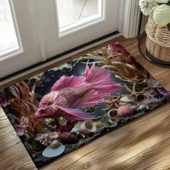 Octopus Doormat Kitchen Mat Floor Mat Non-Slip Area Rug Oil Proof Rug Indoor Outdoor Mat Bedroom Decor Bathroom Mat Entrance Rug