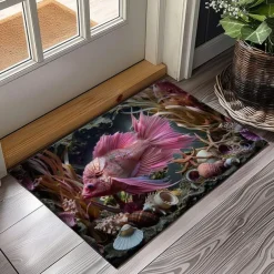 Octopus Doormat Kitchen Mat Floor Mat Non-Slip Area Rug Oil Proof Rug Indoor Outdoor Mat Bedroom Decor Bathroom Mat Entrance Rug