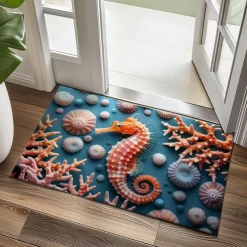Octopus Doormat Kitchen Mat Floor Mat Non-Slip Area Rug Oil Proof Rug Indoor Outdoor Mat Bedroom Decor Bathroom Mat Entrance Rug