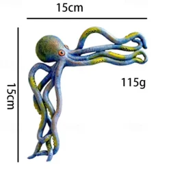 Octopus Resin Ornament - Handcrafted Reclaimed Resin Door Crawler，It Perfectly Matches Your Patio Or Living Room Table