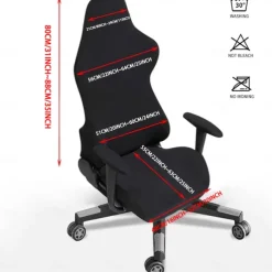 Office Chair Cover and Stool Chair Cover Slipcovers Stretchy and Durable Furniture Protectors for a Stylish and Comfortable Workspace Decor
