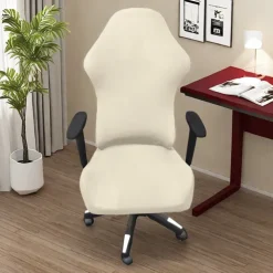 Office Chair Cover and Stool Chair Cover Slipcovers Stretchy and Durable Furniture Protectors for a Stylish and Comfortable Workspace Decor